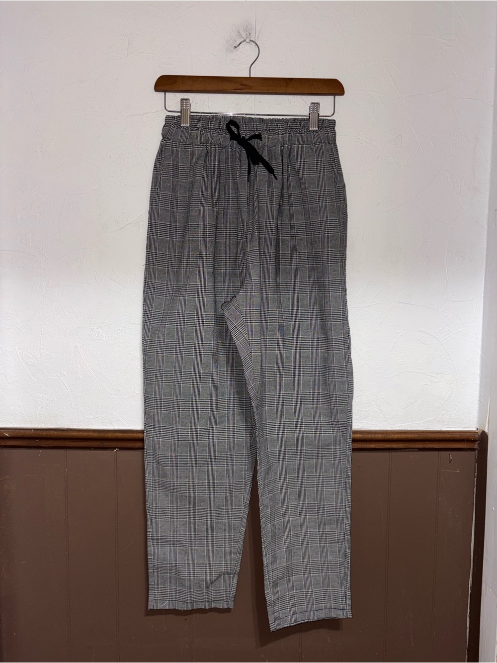 SHEIN | Black Plaid Pants